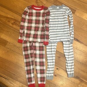 Hannah Anderson, organic cotton pajamas, size 10: two pairs